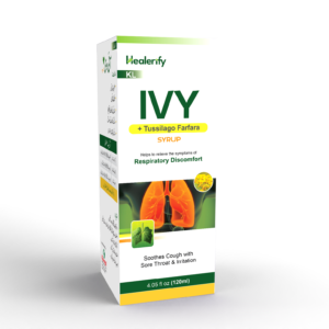 IVY + Tussilago Farfara Syrup for Respiratory Discomfort