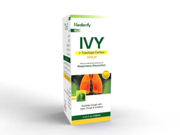 IVY + Tussilago Farfara Syrup for Respiratory Discomfort